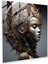 Amazon Kadınının Özü Cam Baskı - Amazon Kadını, Enerji, Soyut Heykel, Modern Sanat, 40X40 1