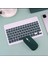 Apple iPad Air 13 2024 Uyumlu Kablosuz Bluetooth Klavye+Mouse Set 2