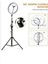 Sabitleyiciler (Tripod) 10"inç Ring Light 120 Ledli 24W LED Işıklı Halka + Yaylı Telefon Tutacağı Y 5