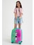 Yeşil Kids Pembe Su Yeşili Kedi Desenli Çocuk Valizi 16725 Günlük Desenli Desenli Hayır 100% Origin 2