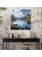 Dünyanın En Güzel Manzaraları - Dağ Yansıması Cam Baskı - Dünyanın En Güzel Manzaraları, Sıradağlar, Huzur, Modern Sanat, 30X30 3