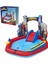 Bestway 98793 Lisanslı Spiderman Temalı Kaydıraklı Fıskiyeli Aquapark Şişme Eğlence Havuzu, 211X206X127CM 1