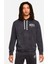 Sportswear Arch French Terry Pullover Hoodie Erkek Sweatshirt Siyah 1
