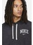 Sportswear Arch French Terry Pullover Hoodie Erkek Sweatshirt Siyah 3
