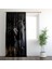 Bebemetto 3D Siyah At,siyah Zemin Perde, Oturma Odası, Salon, Fon Perde - 1 Kanat 1