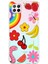 Huawei P40 Lite ile Uyumlu 1mm Slim Fit Water Color 5 Baskılı Şeffaf Kılıf 1