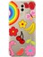 Huawei Mate 20 Lite ile Uyumlu 1mm Slim Fit Water Color 5 Baskılı Şeffaf Kılıf 1