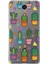 Huawei Y7 2017 ile Uyumlu 1mm Slim Fit Water Color 4 Baskılı Şeffaf Kılıf 1