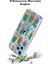Samsung Galaxy J4 Plus ile Uyumlu 1mm Slim Fit Water Color 4 Baskılı Şeffaf Kılıf 3