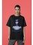 Placebo Baskılı Kadın Oversize Pamuklu Tshirt 2