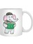 Elephant As Soldier With Uniform & Helmet Beyaz Kupa 2