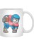 Bulldog At Sports With Football & Helmet Beyaz Kupa 2