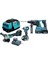 5.0 - 5.4 Ah DLX3070TX 18V 5.0AH Akülü 3'lü Kombine Set Takım Çantalı 2 Yıl 18 Volt Darbesiz 2 1
