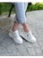 Kadın Hakiki Deri Aksesuar Detaylı Sneaker 1