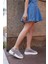 Kadın Deri Sneaker Gri 2