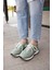 Kadın Beyaz Hakiki Deri Sneaker Spor Ayakkabı 4