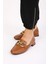 Kadın Deri Loafer Taba 1