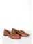 Kadın Deri Loafer Taba 4