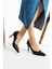 Kadın Hakiki Deri Stiletto Siyah 1