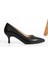 Kadın Hakiki Deri Stiletto Siyah 2