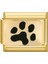 Black Paw Gold Charm 1