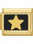 Gold Star Black Charm 1