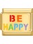 Be Happy Gold Charm 1