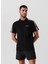 Baskılı Siyah Erkek Polo T-Shirt 241M2206999 2