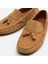 02AYH282720A340 HAKIKI Deri Camel Erkek Loafer 4