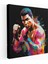 Muhammad Ali Duvar Tablosu - Pop Art Extravaganza - Muhammad Ali, Kanvas Tablo, Duvar Sanatı, Kişiliğe Saygı, 30X30 cm 1