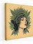 Ot Duvar Dekorasyonu - Art Deco Güzellik - Ot, Esrar Yaprağı, Art Deco Stili, Vintage Poster Tasarımı, 30X30 cm 1