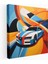 Bmw Geometrik Sanat Kanvas Tablo - Bmw, Eğriler, Geometrik Sanat, Göz Alıcı, 30X30 cm 1