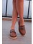 Kadın Taba Loafer Aksesuar Detaylı 1