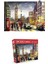 3 Adet 1000 Parça Puzzle - Eyfel Kulesi ve London ve Santorını 4
