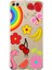 Huawei Y9 2018 ile Uyumlu 1mm Slim Fit Water Color 5 Baskılı Şeffaf Kılıf 1