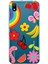 Huawei Y5 2019 ile Uyumlu 1mm Slim Fit Water Color 5 Baskılı Şeffaf Kılıf 1