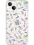 Apple iPhone 13 Mini ile Uyumlu 1mm Slim Fit Water Color 3 Baskılı Şeffaf Kılıf 1