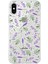 Apple iPhone x ile Uyumlu 1mm Slim Fit Water Color 3 Baskılı Şeffaf Kılıf 1