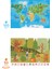 2 Adet Puzzle - 100 Parça Hayvan Dünya Haritası ve 50 Parça Sonbahar Ormanı 2