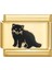 Black Cat Gold Charm 1