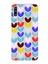 Samsung Galaxy A70 ile Uyumlu 1mm Slim Fit Water Color 1 Baskılı Şeffaf Kılıf 1