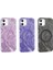 Iphone 11 Uyuymlu Wirelees Şarj Özellikli Fırça Boya Desenli Kılıf-Kapak 4