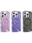 Iphone 14 Pro Uyuymlu Wirelees Şarj Özellikli Fırça Boya Desenli Kılıf-Kapak 4