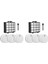 Duoclean Powerfin Dik Vakum AZ2000,AZ2000W,AZ2002,PART XFFKAZ2000 Için 2 Set Yedek Filtre (Yurt Dışından) 4