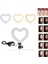 Beyaz Tripod Kalp 10 Inç Heart Light 5500K Youtuber LED Işıklı 2.1 Metre Kumandalı Tripod Selfie Ma 5
