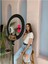 Siyah A+ Kalite Megalux Ring Light LED Işık Halkası 14 Inç Profesyonel Influencer Işığı ve 210 cm M 1
