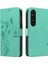 Sony Xperia 1 Vı 2024 Için El Kayışı ile Kabartmalı Kelebek ve (Yurt Dışından) 1