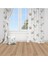 Küçük Prens Iı, Beyaz, Mavi, Ithal Kumaş, Çocuk ve Bebek Odası Fon Perde - 1 Kanat 1