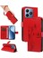 Realme C61 Kabartmalı Kelebek ve Kart Yuvası Cüzdan Telefon Kılıfı (Yurt Dışından) 5