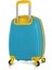 1'li Mavi Unisex Kids Abs Çocuk Valizi Kaplumbağa Kabin Valiz & Bavul MV9310 Plastik Back To School 2